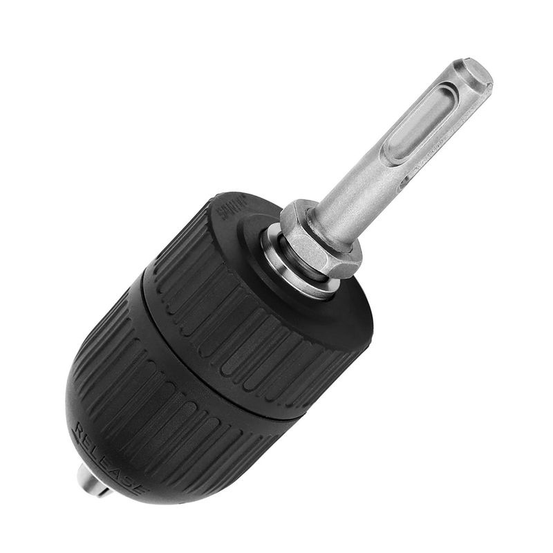 Kkmoon Keyless Drehmaschine Bohrfutter Konverter aus Kunststoff mit SDS Adapter, 2-13mm, Schwarz - Bild 3