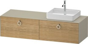 Duravit Waschtischunterschrank White Tulip in White, Breite: 160 cm, Tiefe: 55 cm, Höhe: 40,8 cm - Bild 1