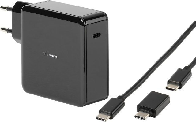 Vivanco Universal USB Type-C Ladegerät 60 Watt in Schwarz - Bild 1