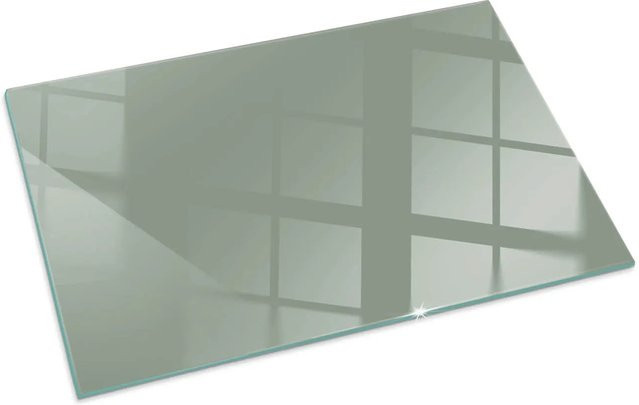 Tulup Glasplatte für Kaminöfen in Grün, B/T: 100 x 70 cm - Bild 1