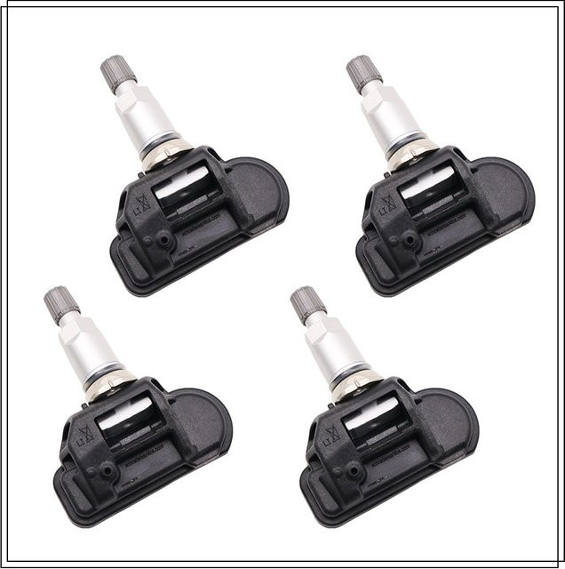 4er-Set GANGLE Reifendruckkontrollsystem TPMS Sensoren für Mercedes-Benz A B C E Klasse W176 W246 W205 W212 GLE GLK in Schwarz - Bild 1