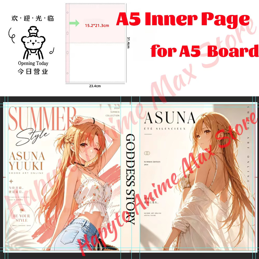 Bandai Sword Art Online Asuna Sammelkartenalbum, mit Reißverschluss, Doppeltaschen und vielen Fächern - Bild 2