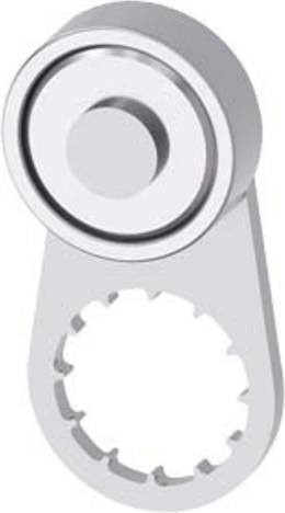 Siemens Schwenkhebel aus Edelstahl in Silber, Metallhebel mit Kugellagerrolle, 3SE50000AA23 3SE5000-0AA23 - Bild 1