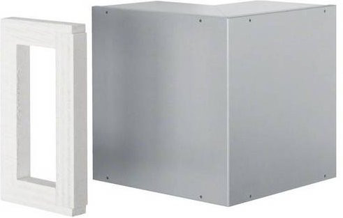 Hager Außenecke L6972VERZ in Silber/Stahl verzinkt - Bild 1