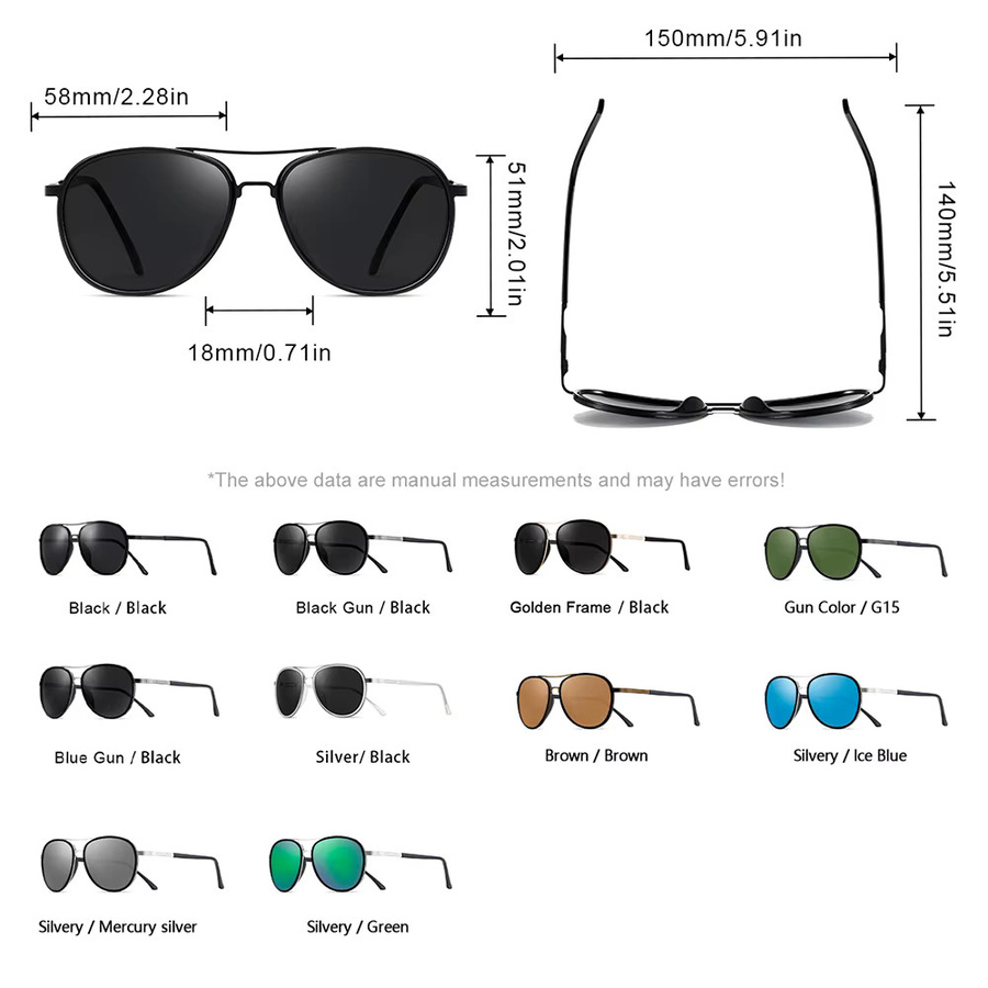 CRIXALIS Sonnenbrille, Herren, Vollrand, Metall, schwarz, polarisiert - Bild 2