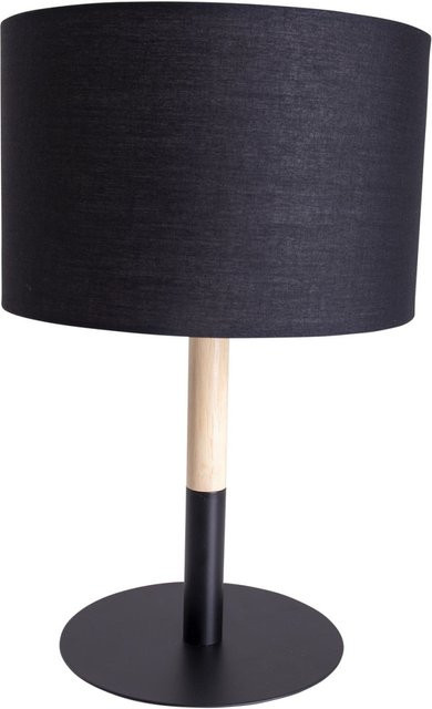 Näve Textil-Tischleuchte Tessile Schwarz, Durchmesser: 24 cm, Höhe: 37 cm - Bild 1