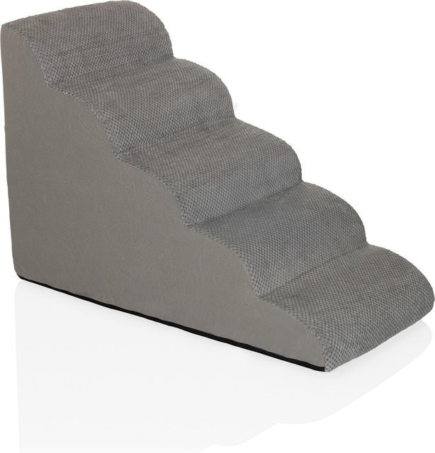 hjh LIVING Haustiertreppe PAWY STEP 5 aus Stoff - Bild 1