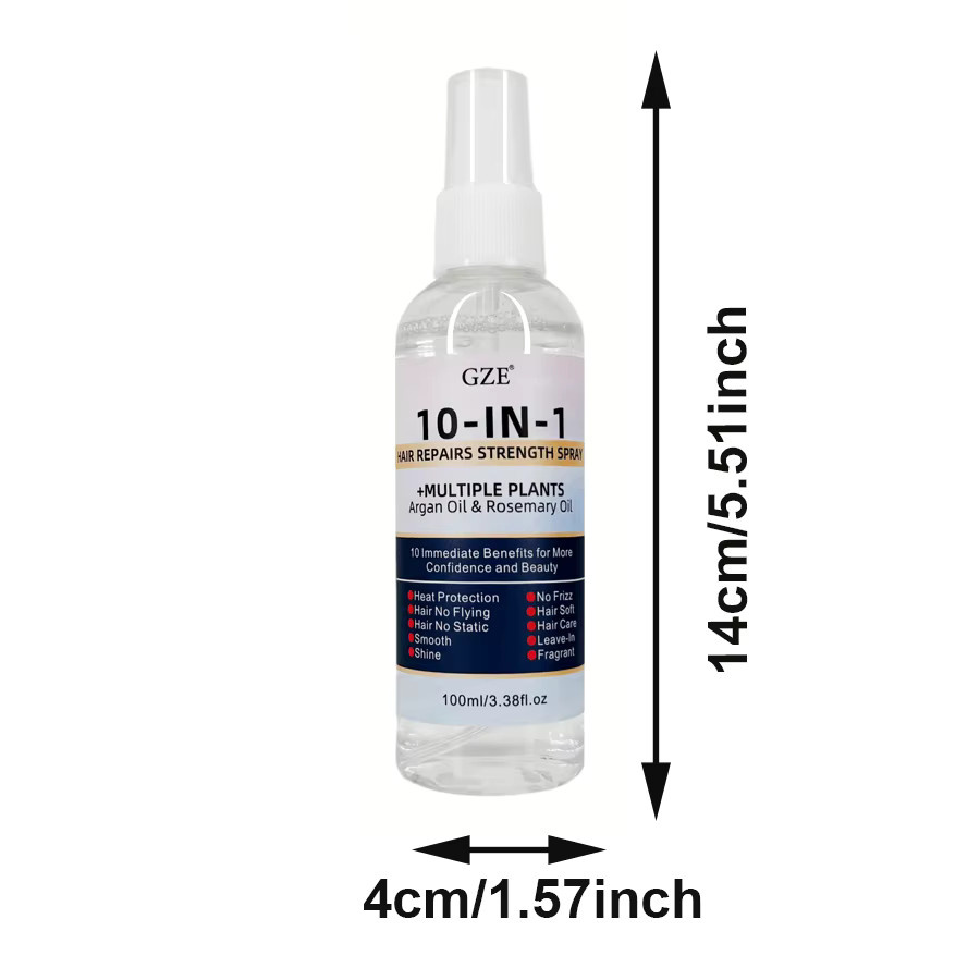GZE 10 IN 1 Leave-In Conditioner Seidenspray mit Arganöl & Rosmarinöl - Bild 5