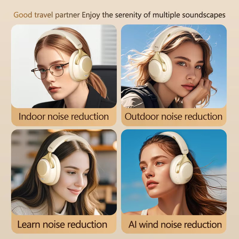 Acer ANC Kabellose Bluetooth-Kopfhörer mit 360 Grad Surround-Sound und Geräuschunterdrückung in Schwarz - Bild 2