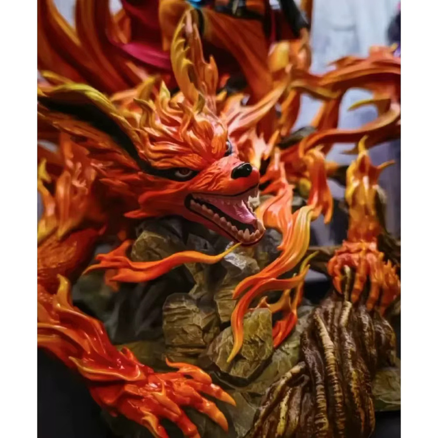 Bandai Naruto Uzumaki Kurama Mode Anime Action Figure aus PVC, Multicolor, Höhe: 43 cm - Bild 5