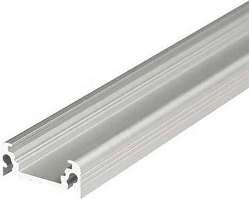 Brumberg Profil Aluminium in Silber oder Weiß, L 2000 mm x B 20 mm x H 8 mm - Bild 1