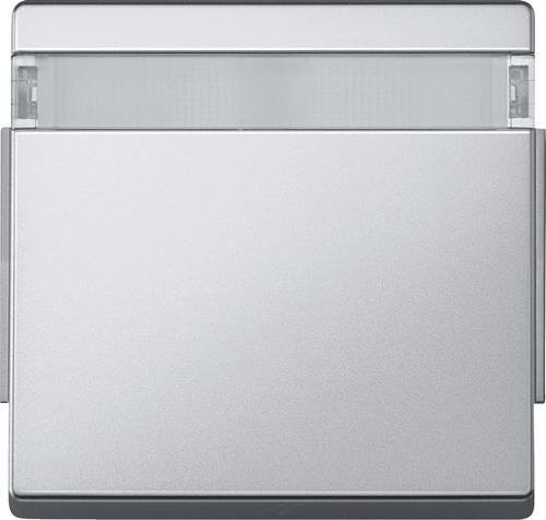 Merten Abdeckung Wechselschalter Aquadesign in Silber Aluminium - Bild 1