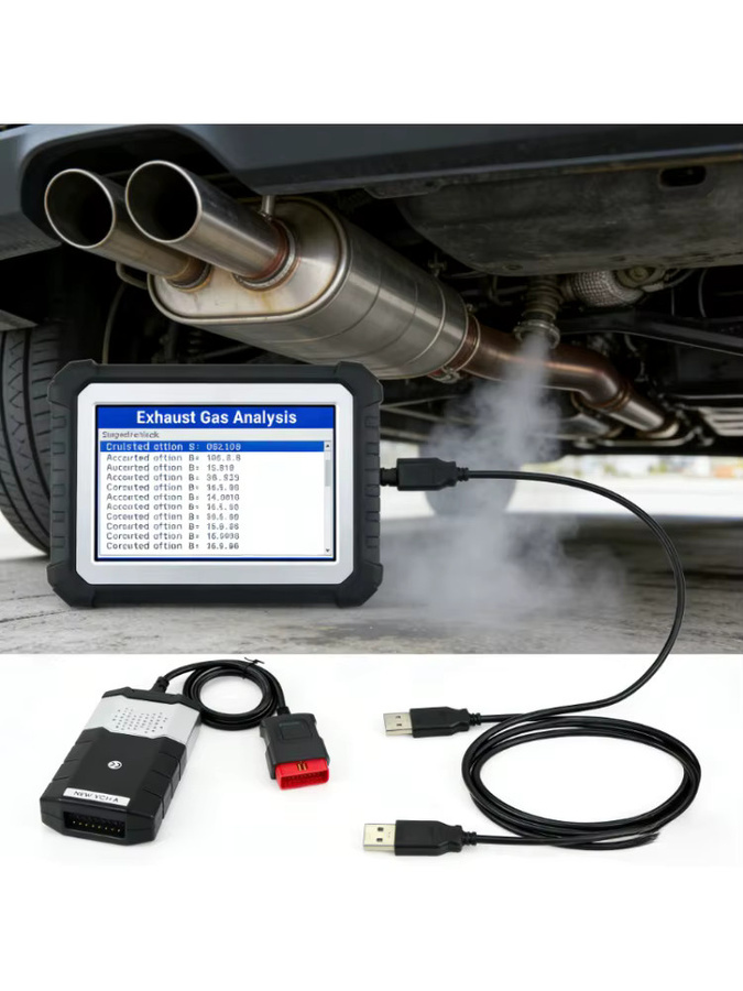 Delphis OBD2 Scanner Diagnosegerät für Auto und LKW mit Bluetooth und USB-C in Schwarz - Bild 3