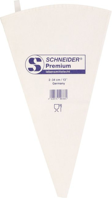 Schneider Spritzbeutel aus Kunststoff, weiß, Länge: 34 cm - Bild 1