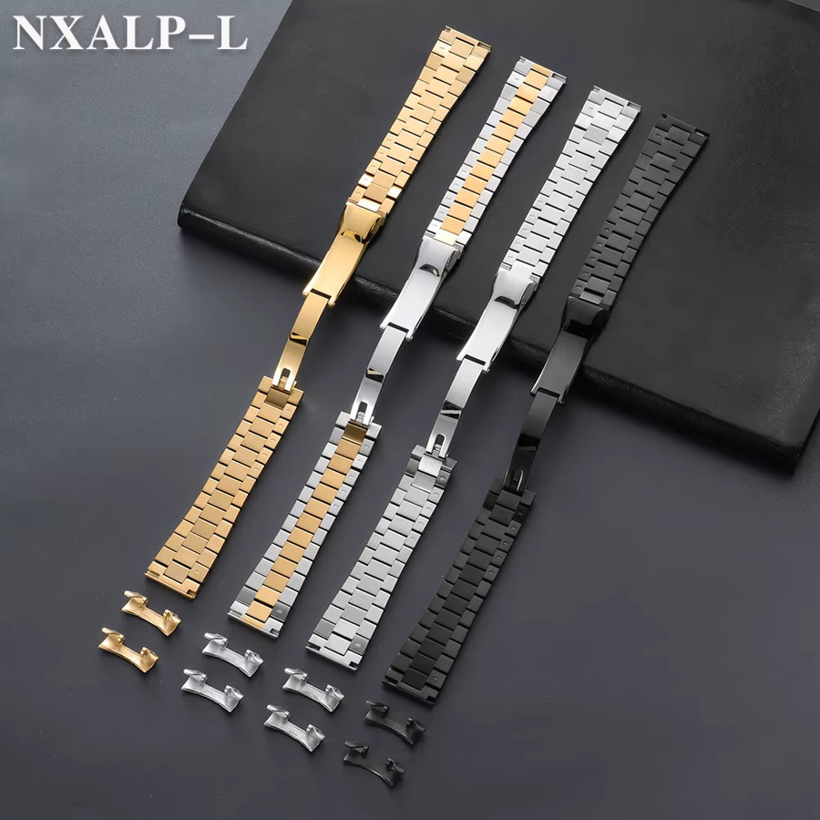 Uhrenarmband Edelstahl, Silber, Herren - Bild 1