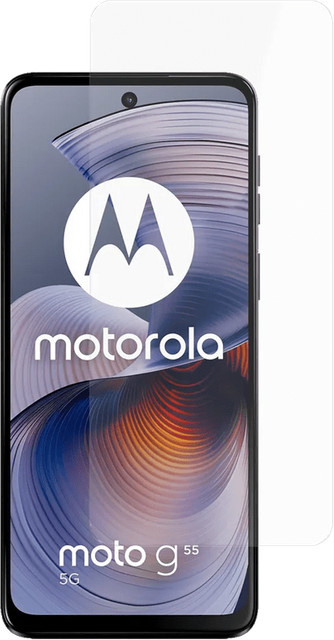 Just In Case Displayschutz aus gehärtetem Glas für Motorola Moto G55, transparent - Bild 1