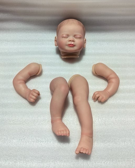 NPK Romy Reborn-Puppe, 19 Zoll, Schlafendes Kit, Neugeborenen-Babypuppe - Bild 1