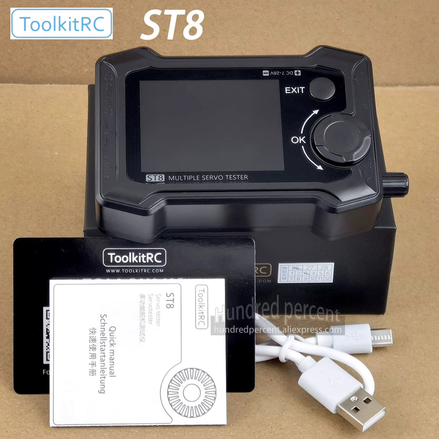 ToolkitRC ST8 Servo Tester, 8-Kanal, 4-Kanal Unabhängige Schnittstelle - Bild 3