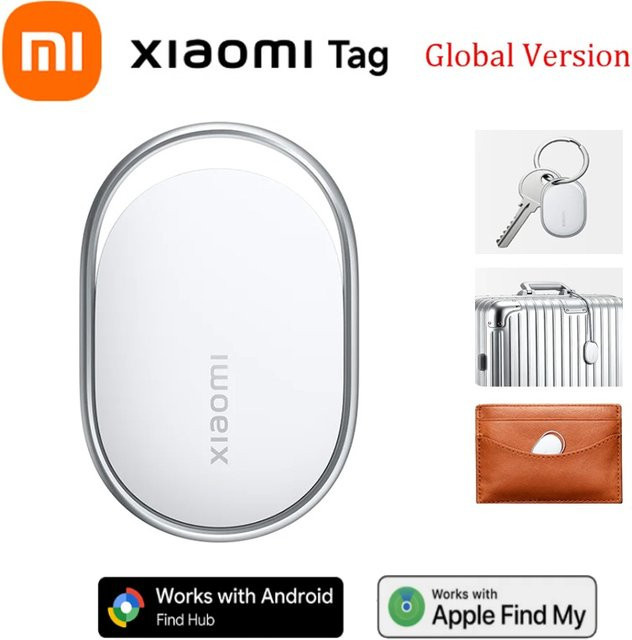 Xiaomi Tag Bluetooth 5.4 Anti-Verlust-Gerät in Weiß mit IP67 Staub- und Wasserbeständigkeit Kompatibel mit Find My Android und Apple - Bild 1