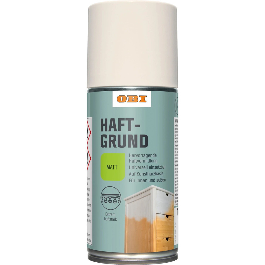 OBI Haftgrundierung Spray Weiß matt 150 ml - Bild 2