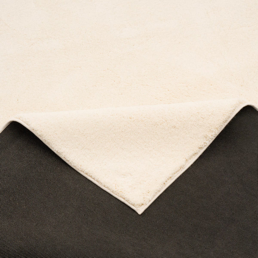 Pergamon Kinderteppich Silky Kids Super Soft Hochflor in Beige und Weiß - Bild 2