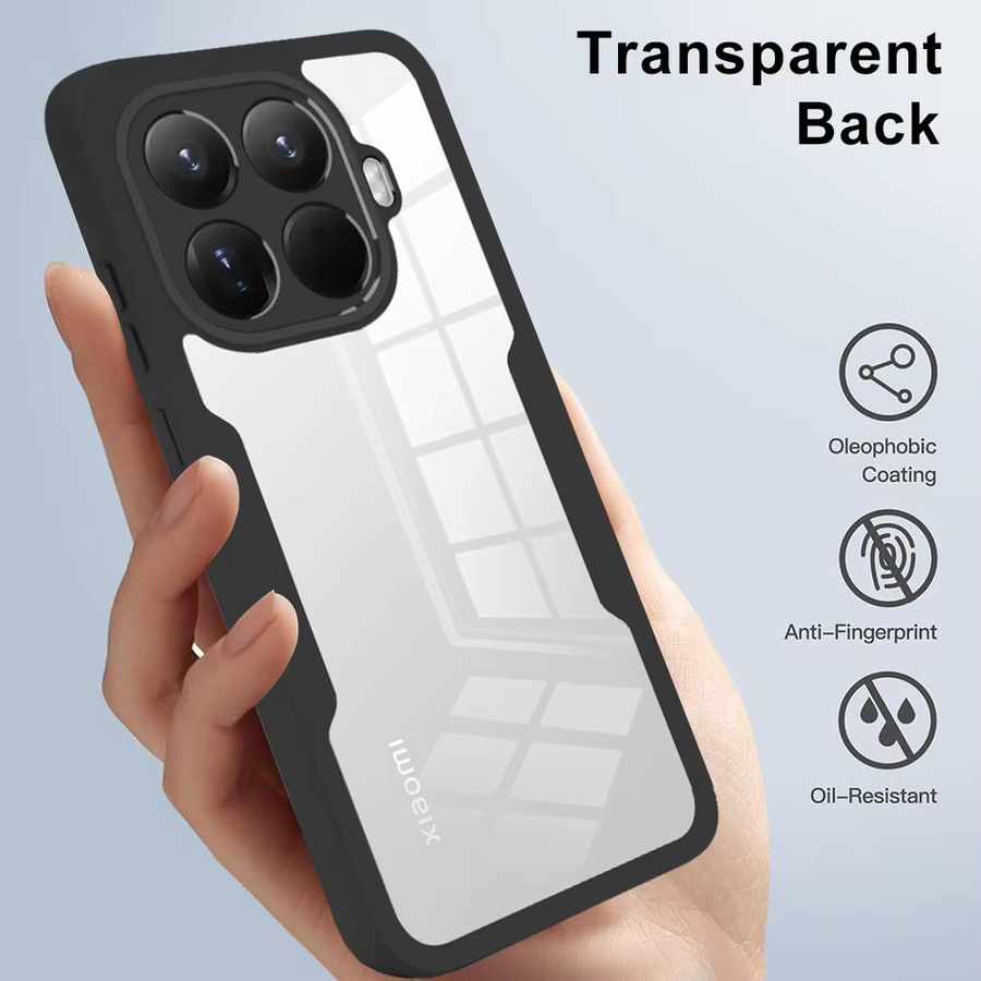 Transparente 360° Vollschutz-Hülle für Xiaomi mit Kamera- und Bildschirmschutz - Bild 4