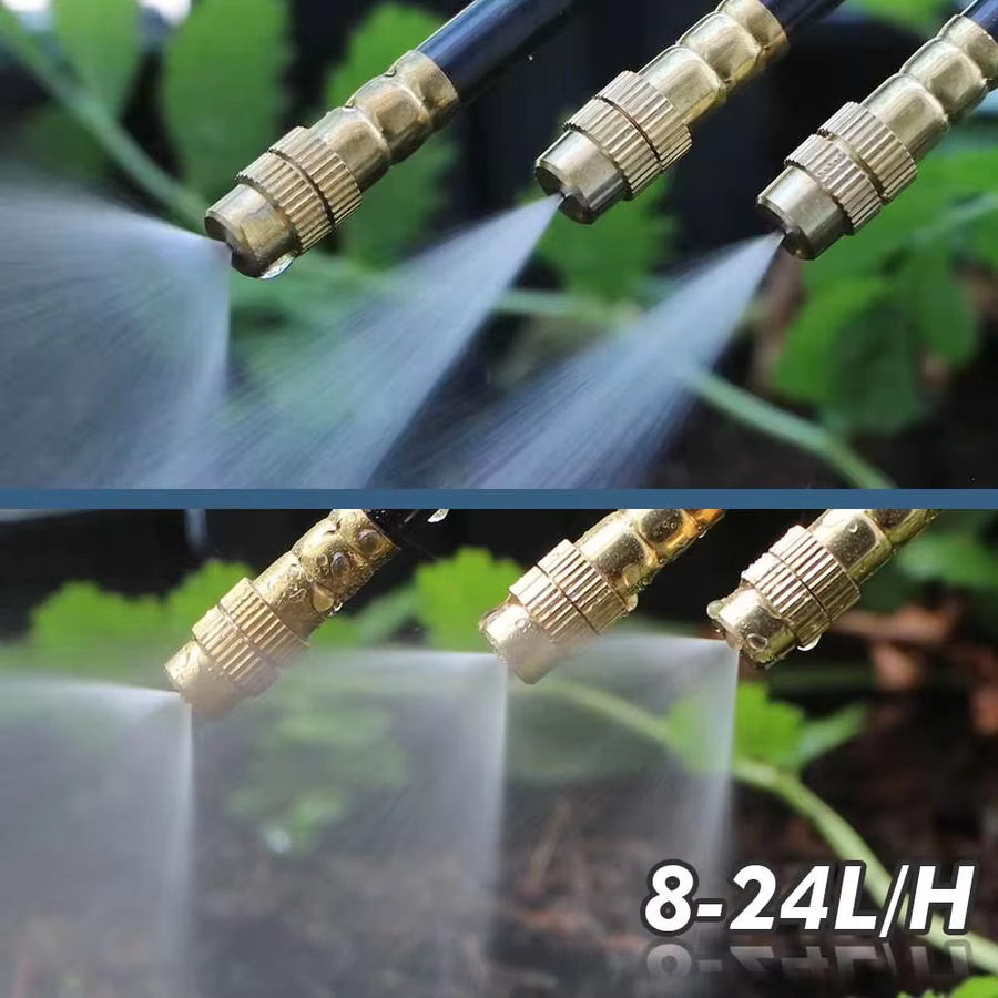 MUCIAKIE Automatisches Bewässerungssystem mit 360 Grad einstellbarer Sprühdüse für die Gartenbewässerung, 9/12 mm - Bild 4