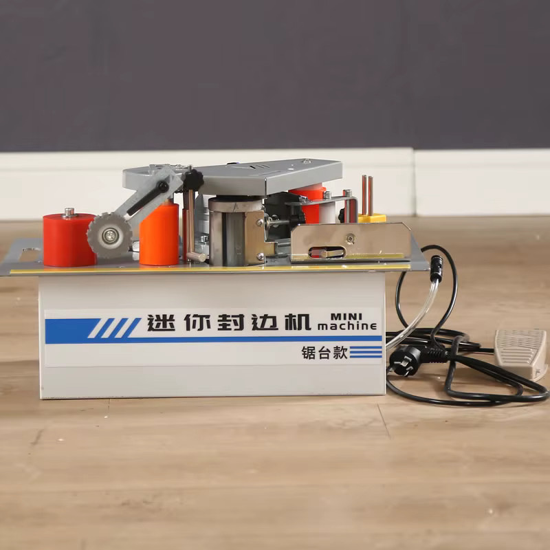 Butoy 800W Holzbearbeitungs-Kantenanleimmaschine mit Sägetisch für PVC und doppelseitiges Kantenanleimwerkzeug-Set - Bild 2