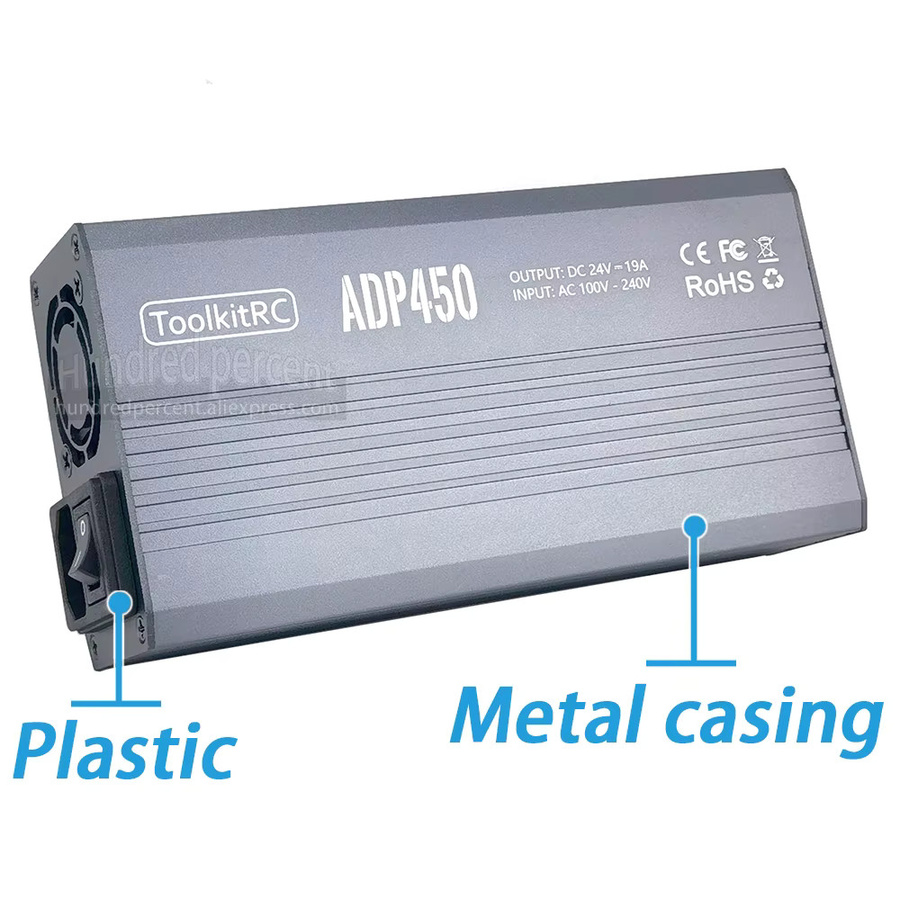 ToolkitRC ADP450 Netzteil 450W mit 24V 19A für DC-Ladegeräte M8D M9 M6D M7 M8P - Bild 3