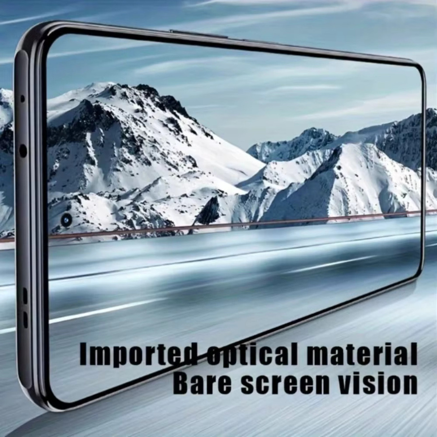 10er Set Schutzfolien für iPhone: 5 Stück 9D Black Edge gehärtetes Glas und 5 Stück Kameraschutzfolien, Schwarz und Transparent - Bild 2