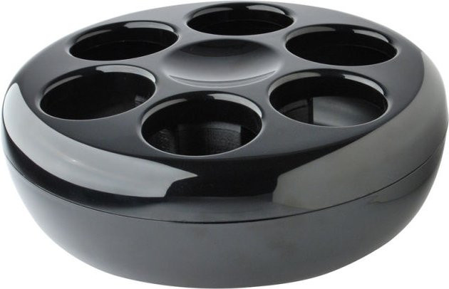 Helios Flaschenkühler Pure Schwarz Ø: 27 cm, H: 10,9 cm - Bild 1