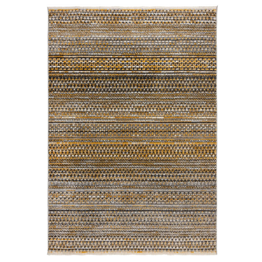 Flair Rugs Kurzflorteppich Camino in Gelb mit geometrischem Design, B/T: 120 x 160 cm - Bild 2