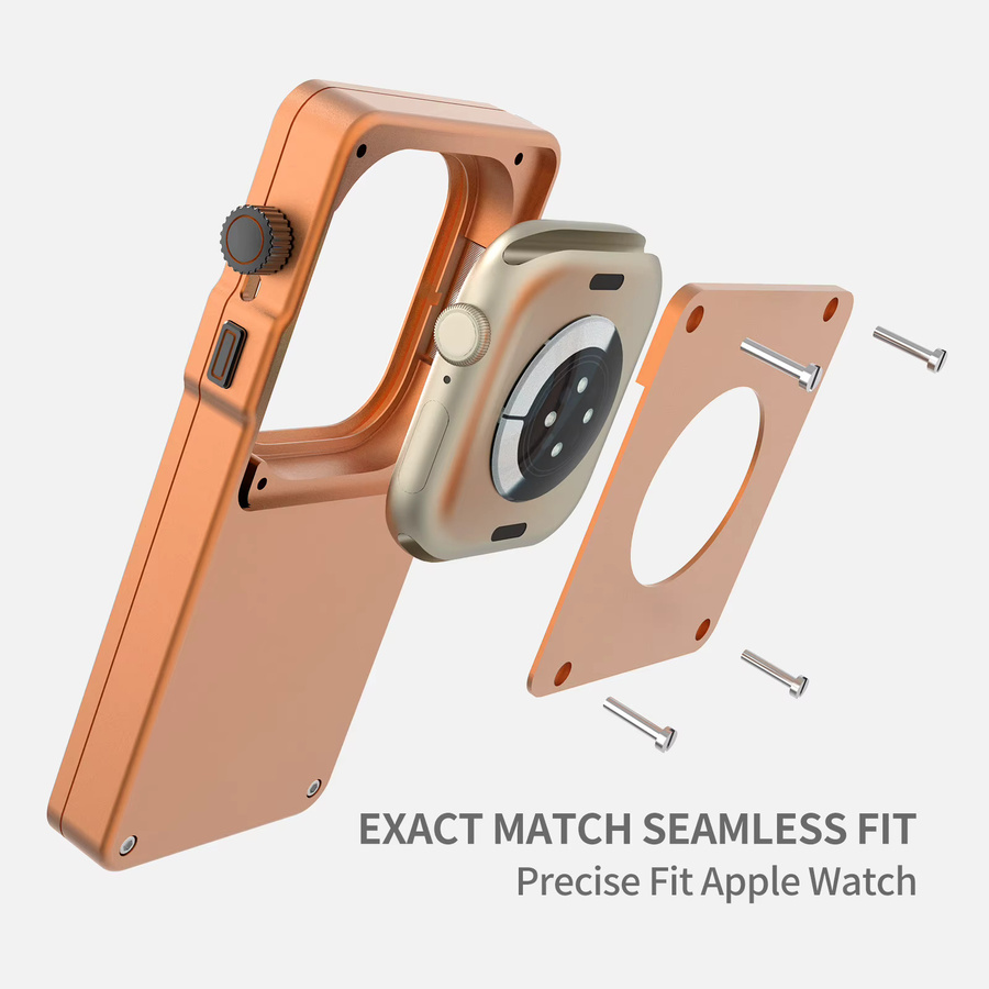 OAKCHARM Schutzhülle Aluminium, für Apple Watch, Unisex - Bild 2