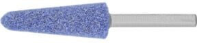 PFERD Schleifstift Kegel CO46 für schwer zerspanbare Werkstoffe, Durchmesser: 16 mm, Länge: 45 mm, Schaft-Durchmesser: 6 mm, Farbe: Blau - Bild 1