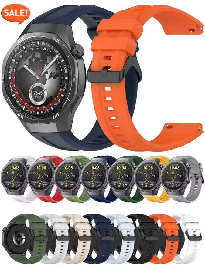 Huawei Armband, Silikon, Unisex, für Huawei Watch GT5 Pro 46 mm - Bild 3