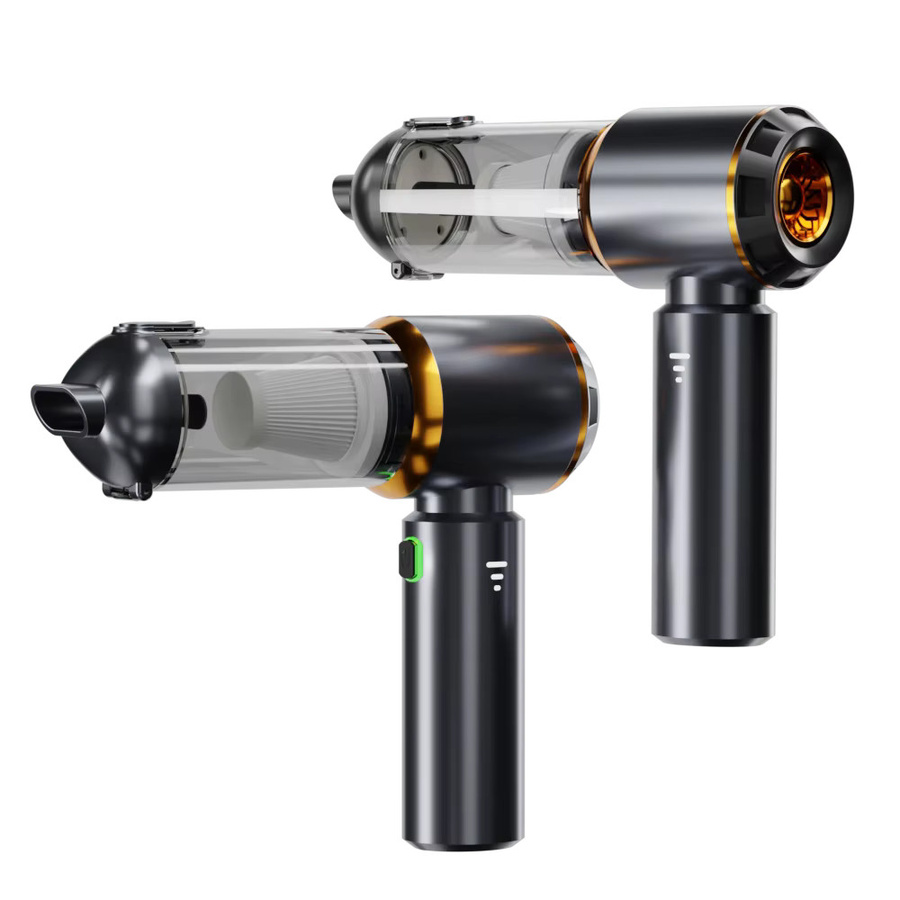 CENRR Mini Auto Staubsauger Cordless, leistungsstarker kabelloser Handstaubsauger für die Fahrzeugreinigung in Schwarz - Bild 4