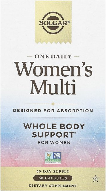 Solgar One Daily Women's Multi Multivitaminpräparat für Damen, 60 Kapseln - Bild 1