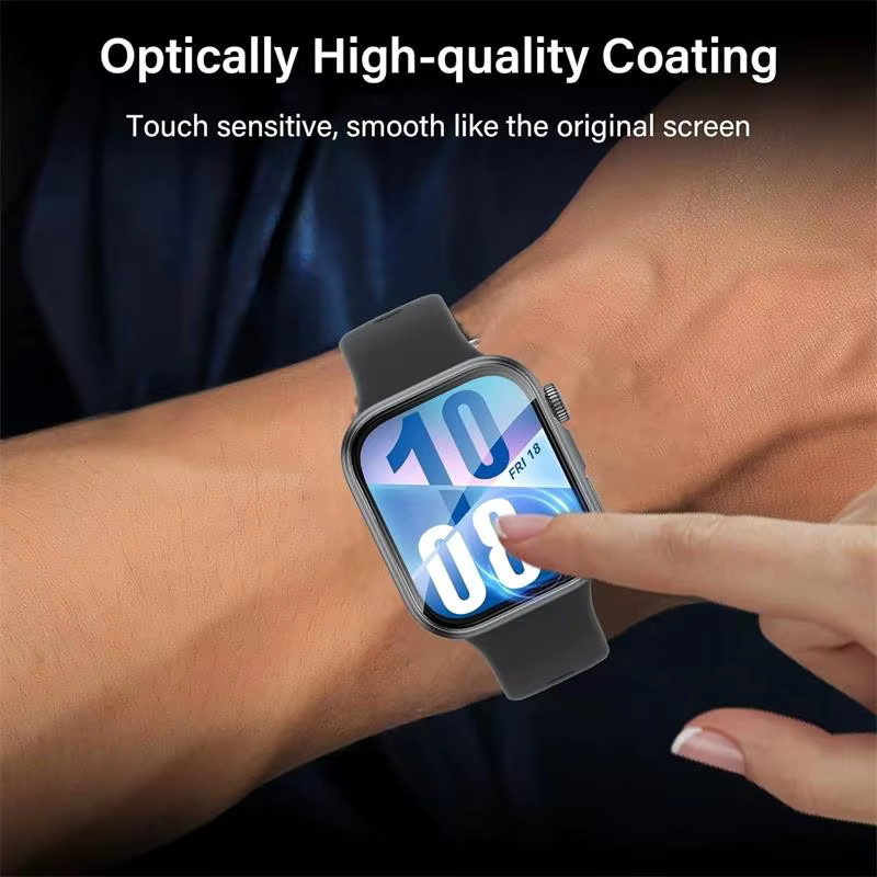 JBAILI Displayschutzfolie für Huawei Watch Fit4 Fit4Pro, transparent - Bild 3
