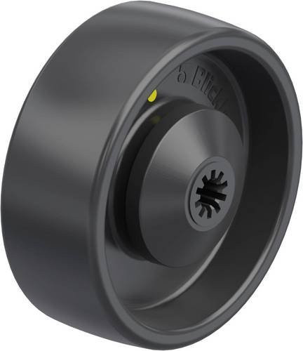 Blickle Rad PP 100/8KA-EL in Schwarz mit 100 mm Durchmesser und 160 kg Tragfähigkeit - Bild 1