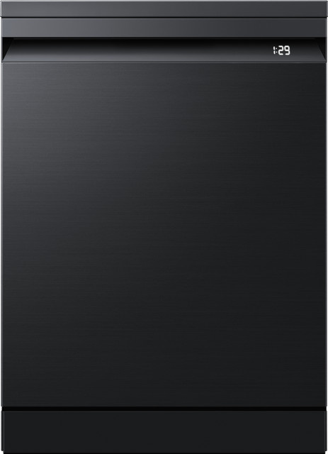 Samsung DW80H Freistehender Geschirrspüler in Schwarz mit 14 Maßgedecken und automatischer Türöffnung - Bild 1
