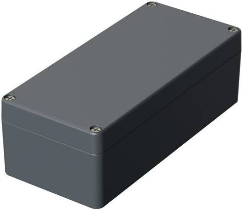 Bopla EUROMAS A 115 Industrie-Gehäuse aus Aluminium in Silber-Grau RAL 7001, B/T/H: 175 x 80 x 57 mm - Bild 1