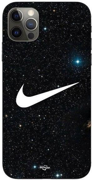 Maniacase Handyhülle für iPhone 12 Pro Max Nike Sternengalaxie in Schwarz - Bild 1
