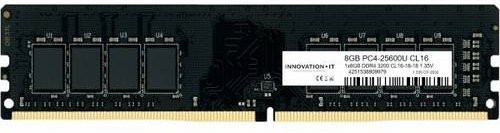 Innovation IT DDR4 Desktop-Arbeitsspeicher 16GB 3200MHz SO-DIMM CL16 Schwarz - Bild 1