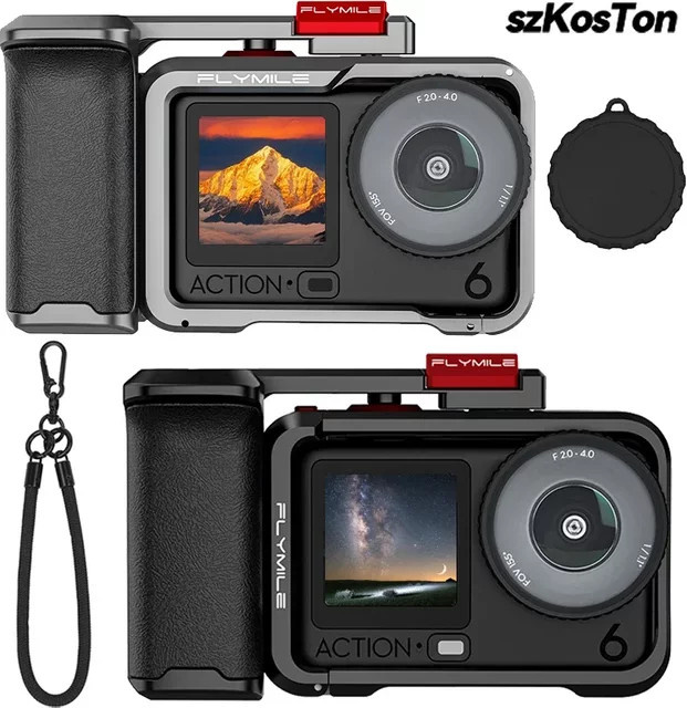 DJI OSMO Action 6 Street Grip Kit Aluminium Rahmen mit Objektivkappe für deine Action Camera - Bild 1