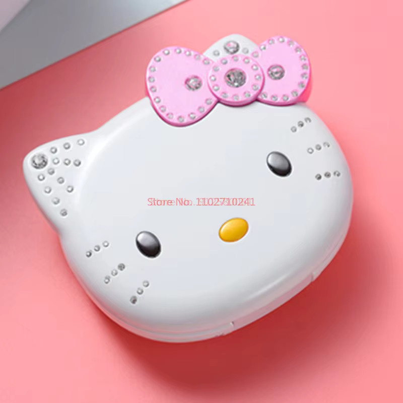 Sanrio Hello Kitty Flip Phone Spielzeug rosa weiß - Bild 3