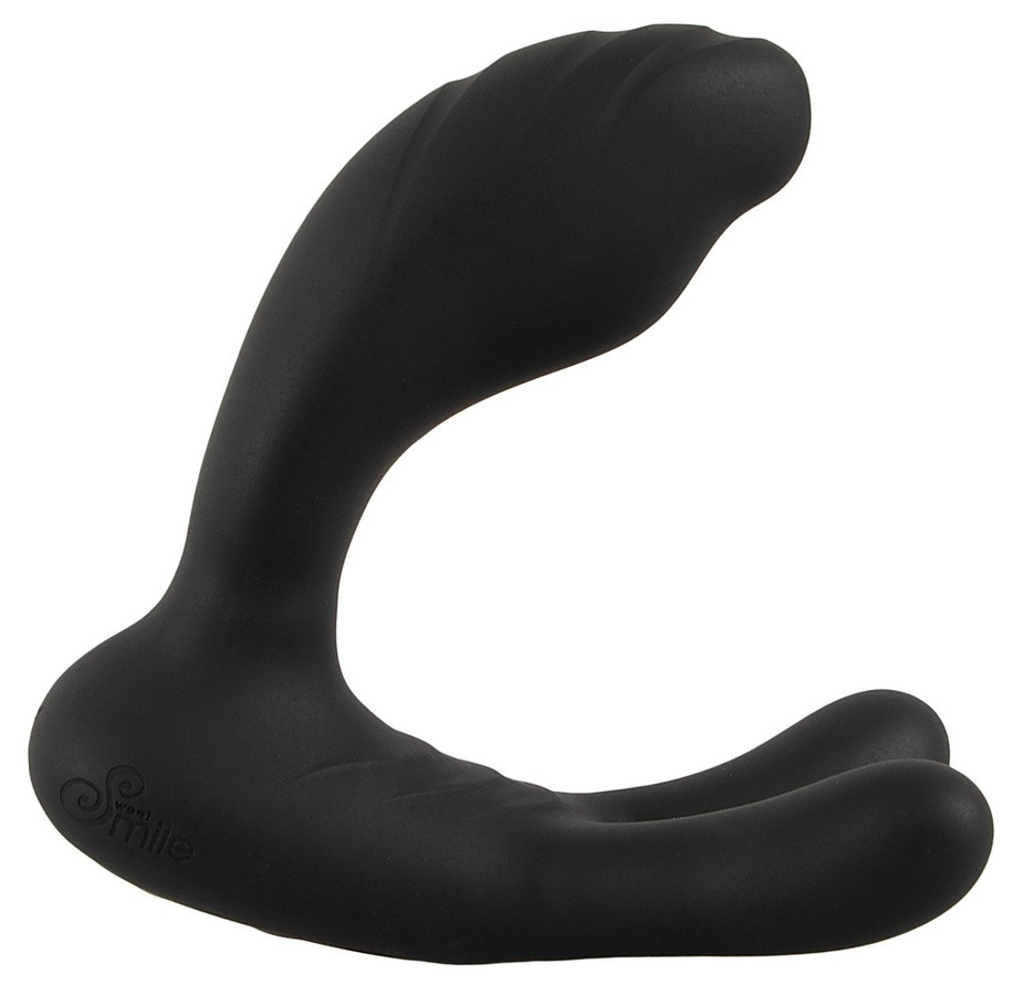 Sweet Smile Vibrator RC G-&P-Spot mit Klitoris- und Hodenstimulator in Schwarz - Bild 2