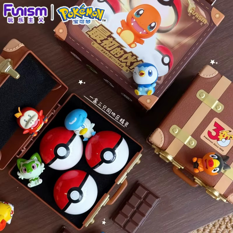 Funism Pokémon Wunderfiguren Erster Partner 30. Jubiläum Blind Box Serie, Spielzeug, ab 14 Jahre - Bild 1