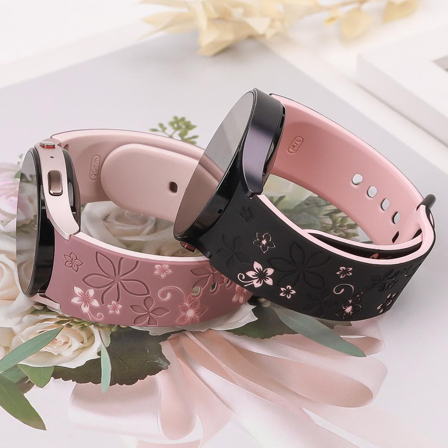 LUJING Uhrenarmband Silikon, Schwarz, Unisex - Bild 2