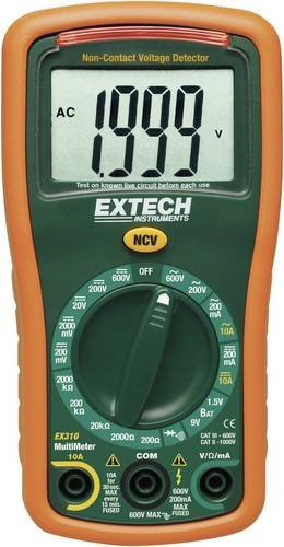 Extech EX310 Digitales Hand-Multimeter CAT III 600V in Orange mit 2000 Counts - Bild 1