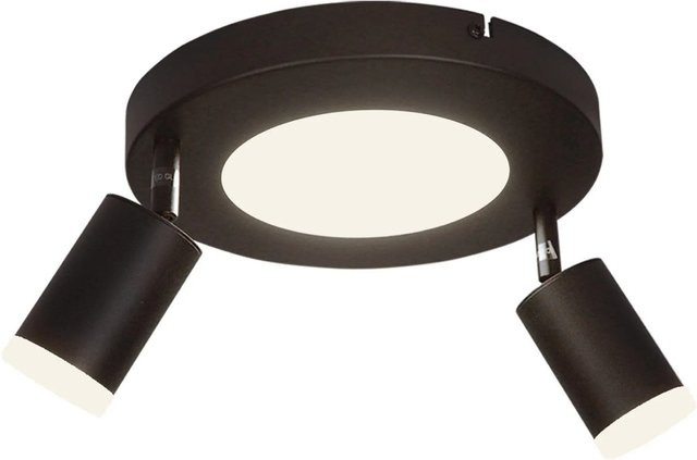 NETTLIFE Deckenstrahler aus Metall in Schwarz, moderner LED-Deckenlampen mit verstellbarem Design und GU10-Fassung - Bild 1